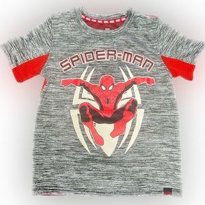 Marvel Hero Elite Spider-Man short sleeved shirt, boys size 6